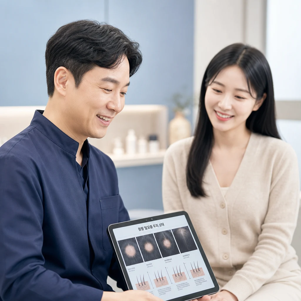 부평에서 스트레스성 원형탈모 치료는 어떻게 하나요?